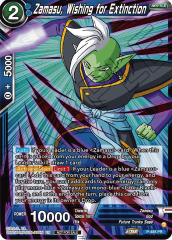 Zamasu, Wishing for Extinction (Zenkai Series Tournament Pack Vol.3) (P-485) [Tournament Promotion Cards]