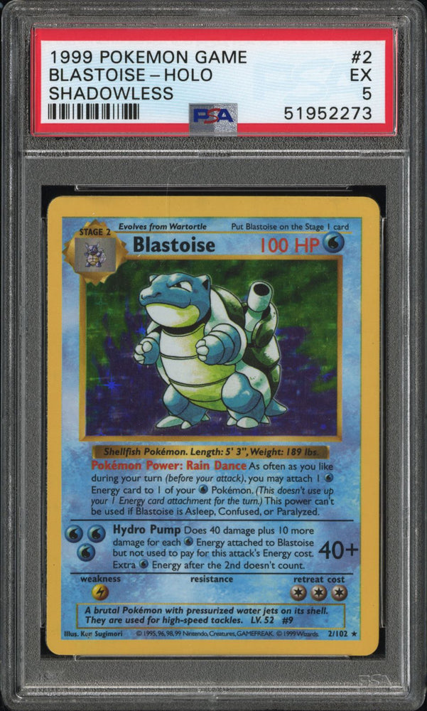 PSA: EX 5 BLASTOISE-HOLO 2