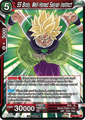 SS Broly, Well-Honed Saiyan Instinct (Deluxe Pack 2024 Vol.1) (P-594) [Promotion Cards]