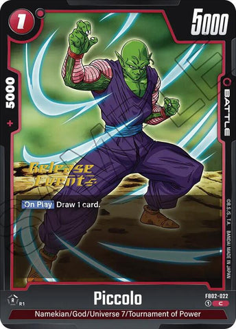 Piccolo (FB02-022) [Blazing Aura Pre-Release Cards]