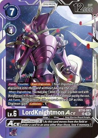 LordKnightmon ACE [BT18-083] [Release Special Booster Ver.2.0]