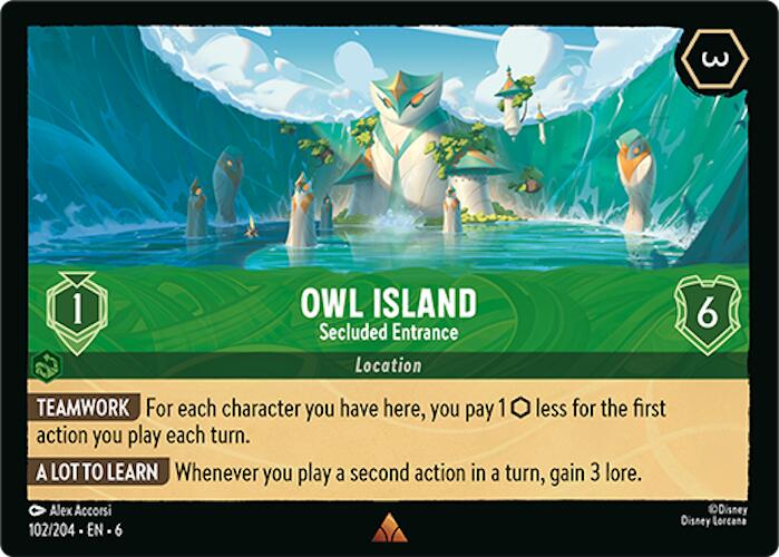 Owl Island - Secluded Entrance (102/204) [Azurite Sea]