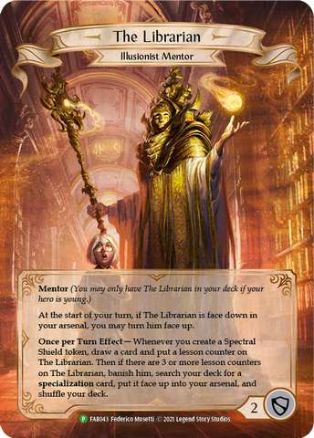 The Librarian [FAB043] (Promo)  Rainbow Foil