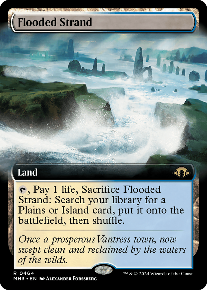 Flooded Strand (Extended Art) [Modern Horizons 3]