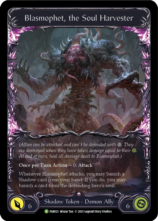 Blasmophet, the Soul Harvester [FAB021] (Promo)  Cold Foil