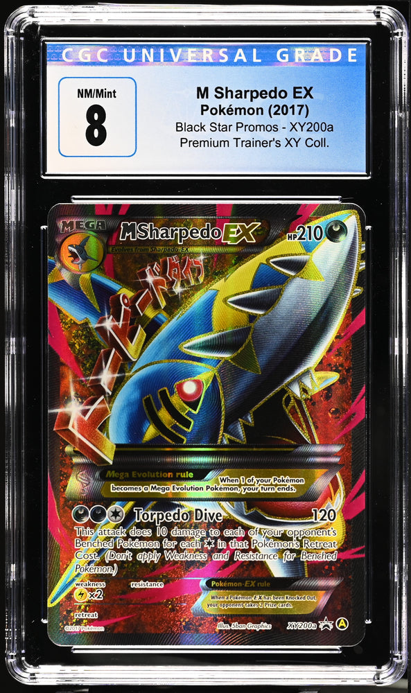 CGC: 8 M Sharpedo EX XY200a