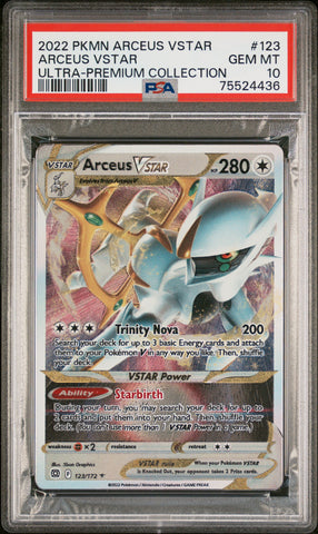 PSA: GEM MT 10 ARCEUS VSTAR 123