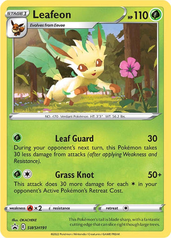 Leafeon (SWSH191) [Sword & Shield: Black Star Promos]