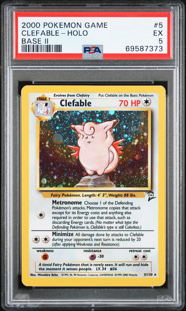 PSA: EX 5 CLEFABLE-HOLO 5