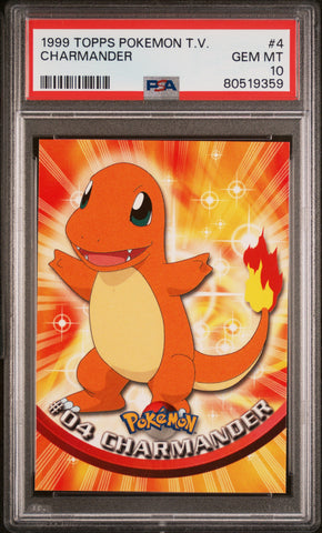 PSA: GEM MT 10 CHARMANDER 4