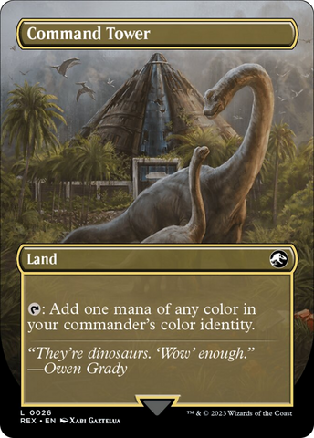 Command Tower // Command Tower (Borderless) [Jurassic World Collection]