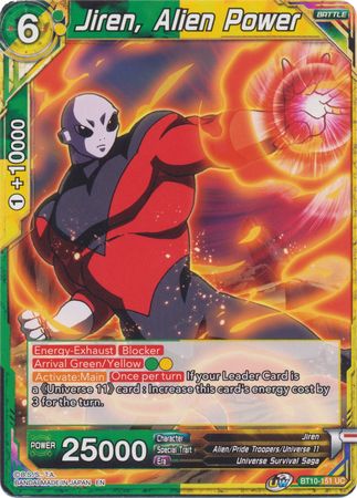 Jiren, Alien Power (BT10-151) [Rise of the Unison Warrior]