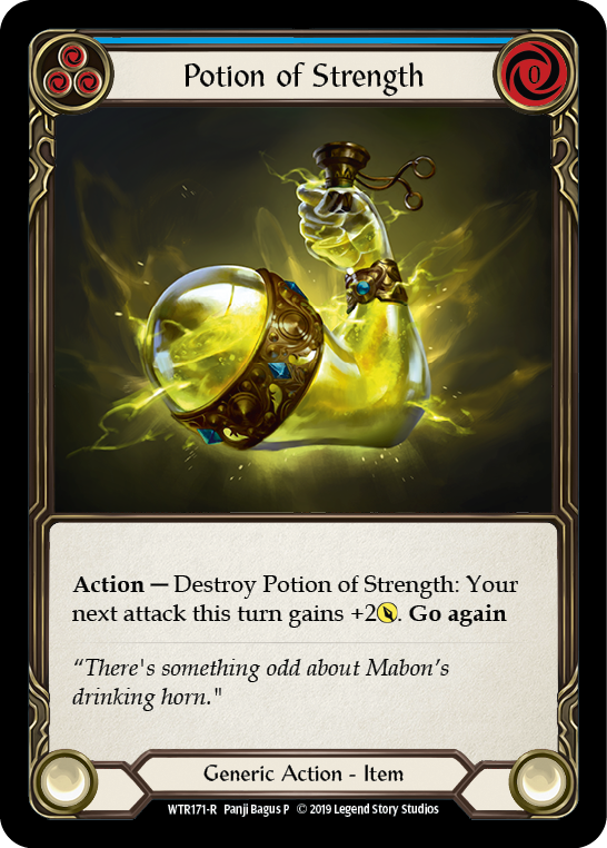 Potion of Strength [WTR171-R] (Welcome to Rathe)  Alpha Print Normal