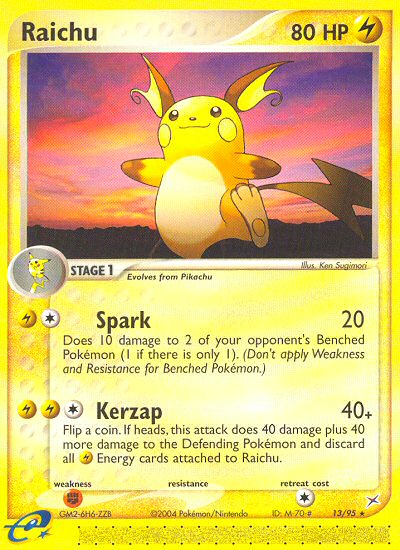 Raichu (13/95) [EX: Team Magma vs Team Aqua]