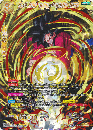 SS4 Son Goku, Prideful Hero (BT8-131) [Malicious Machinations]