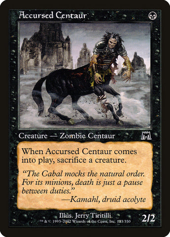 Accursed Centaur [Onslaught]