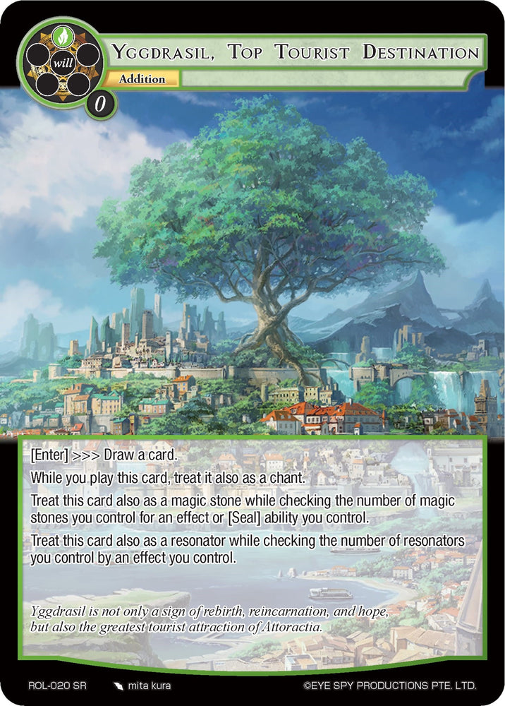 Yggdrasil, Top Tourist Destination (ROL-020) [Rebirth of Legend]