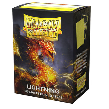 Dragon Shield: Standard 100ct Sleeves - Lightning (Dual Matte)