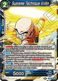 Supreme Technique Krillin (BT8-030_PR) [Malicious Machinations Prerelease Promos]