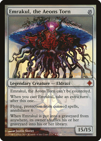 Emrakul, the Aeons Torn [Rise of the Eldrazi Prerelease Promos]