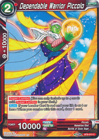 Dependable Warrior Piccolo (BT8-013) [Malicious Machinations]