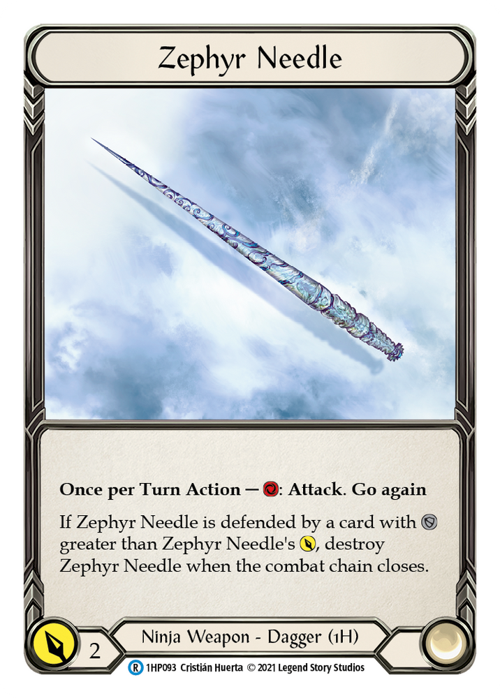 Zephyr Needle (Left) [1HP093] (History Pack 1)