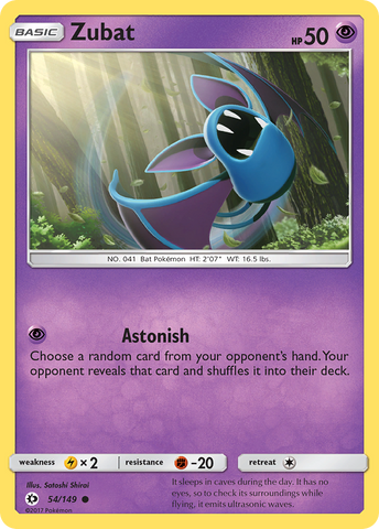 Zubat (54/149) [Sun & Moon: Base Set]