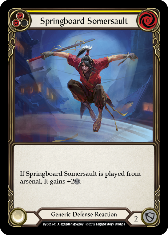 Springboard Somersault [BVO015-C] (Bravo Hero Deck)  1st Edition Normal