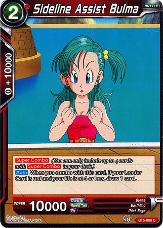 Sideline Assist Bulma (BT5-008) [Miraculous Revival]