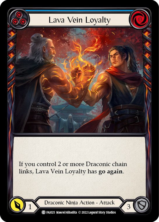 Lava Vein Loyalty (Blue) [FAI025] (Uprising Fai Blitz Deck)