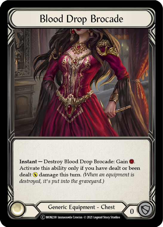 Blood Drop Brocade [U-MON238] (Monarch Unlimited)  Unlimited Normal