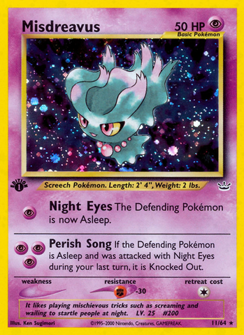 Misdreavus (11/64) [Neo Revelation 1st Edition]