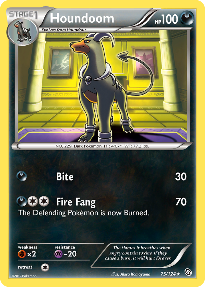 Houndoom (75/124) [Black & White: Dragons Exalted]