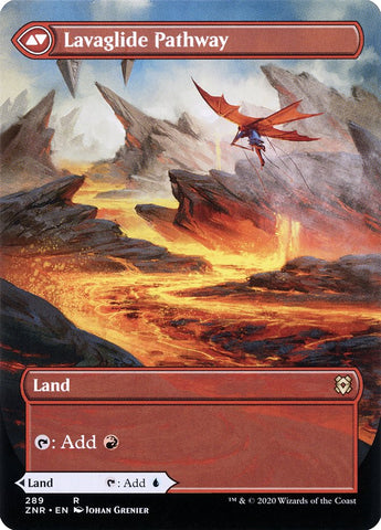 Riverglide Pathway // Lavaglide Pathway (Borderless Alternate Art) [Zendikar Rising]