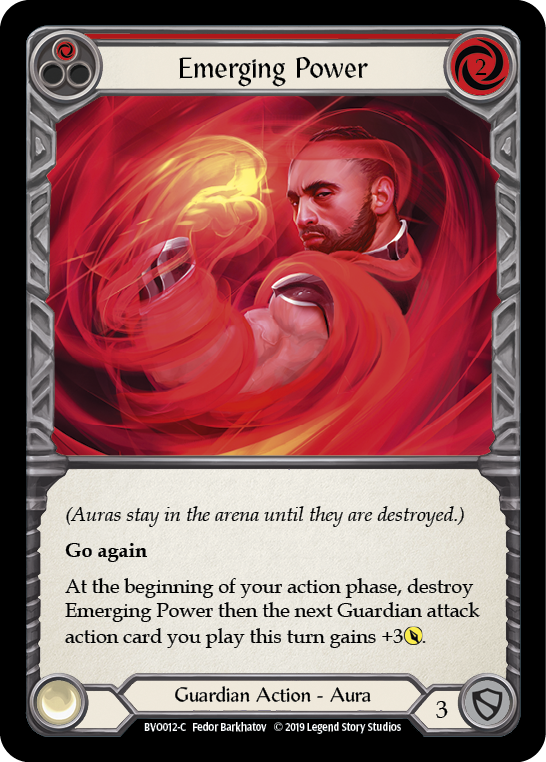 Emerging Power (Red) [BVO012-C] (Bravo Hero Deck)  1st Edition Normal