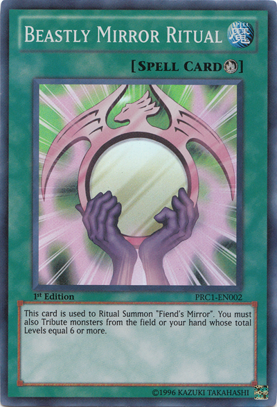 Beastly Mirror Ritual [PRC1-EN002] Super Rare