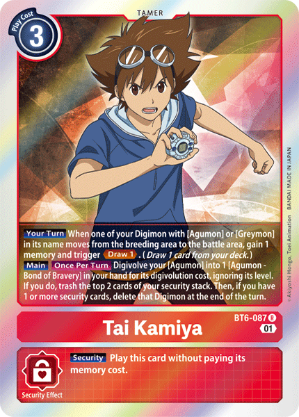 Tai Kamiya [BT6-087] [Double Diamond]