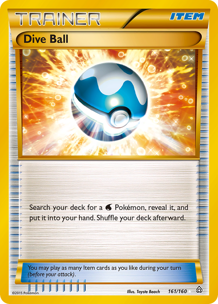 Dive Ball (161/160) [XY: Primal Clash]