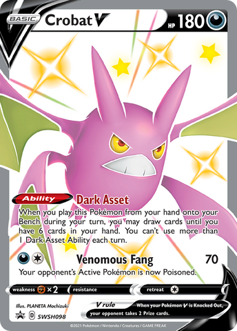 Crobat V (SWSH098) [Sword & Shield: Black Star Promos]