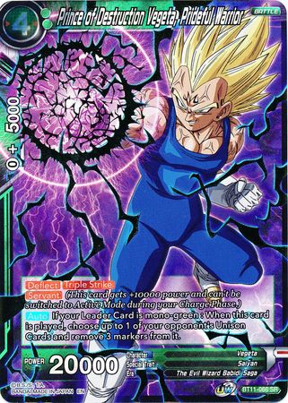 Prince of Destruction Vegeta, Prideful Warrior (BT11-066) [Vermilion Bloodline]