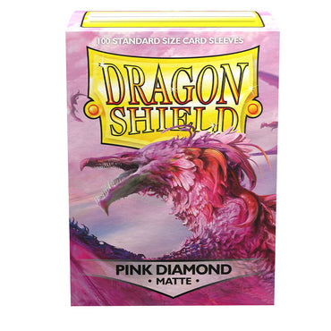 Dragon Shield: Standard 100ct Sleeves - Pink Diamond (Matte)