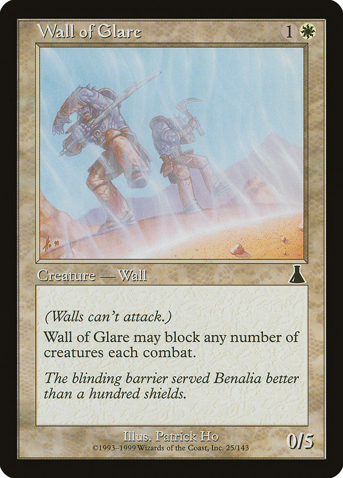 Wall of Glare [Urza's Destiny]