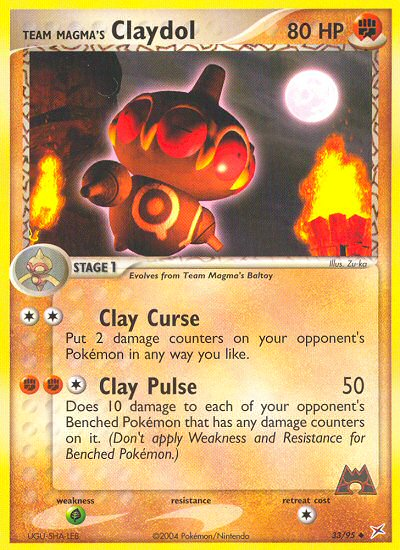 Team Magma's Claydol (33/95) [EX: Team Magma vs Team Aqua]